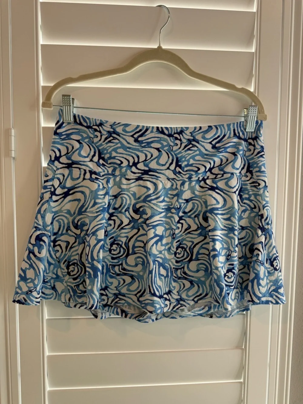 Blue and White tennis Skirt - Picture 1 of 2
